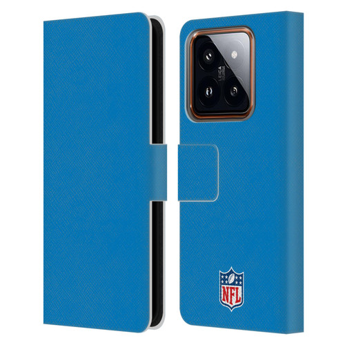 NFL Los Angeles Chargers Logo Stripes Leather Book Wallet Case Cover For Xiaomi 14