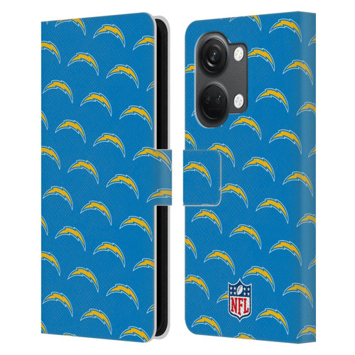 NFL Los Angeles Chargers Artwork Patterns Leather Book Wallet Case Cover For OnePlus Nord 3 5G