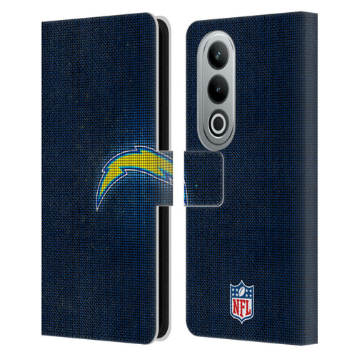 NFL Los Angeles Chargers Artwork LED Leather Book Wallet Case Cover For OPPO OnePlus Ace 3V 5G
