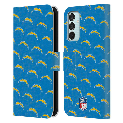 NFL Los Angeles Chargers Artwork Patterns Leather Book Wallet Case Cover For Samsung Galaxy M15/F15 5G