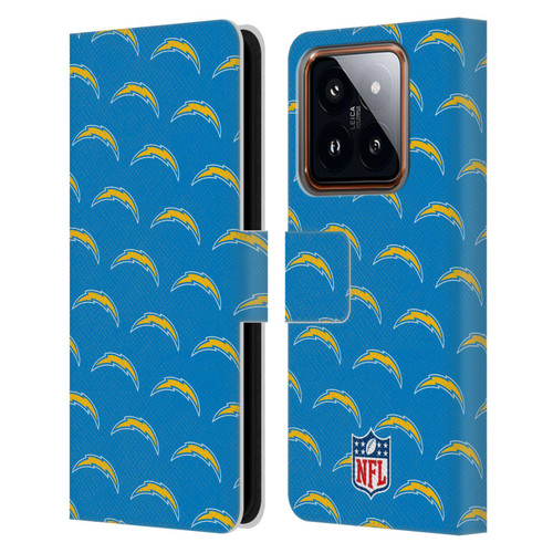NFL Los Angeles Chargers Artwork Patterns Leather Book Wallet Case Cover For Xiaomi 14