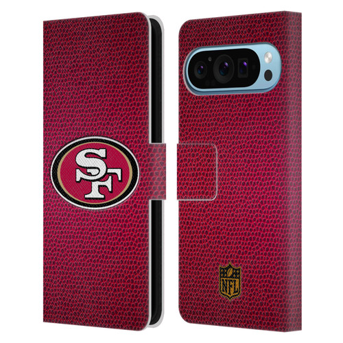 NFL San Francisco 49Ers Logo Football Leather Book Wallet Case Cover For Google Pixel 9 / Pixel 9 Pro NFL San Francisco 49Ers Logo Football Leather Book Wallet Case Cover For Google Pixel 9 / Pixel 9 Pro