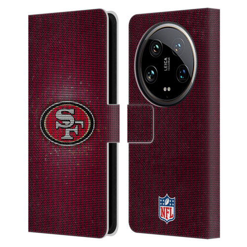 NFL San Francisco 49ers Artwork LED Leather Book Wallet Case Cover For Xiaomi 14 Ultra