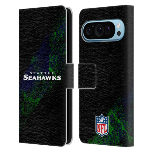 NFL Seattle Seahawks Logo Blur Leather Book Wallet Case Cover For Google Pixel 9 / Pixel 9 Pro NFL Seattle Seahawks Logo Blur Leather Book Wallet Case Cover For Google Pixel 9 / Pixel 9 Pro