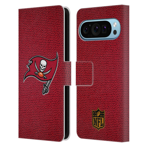 NFL Tampa Bay Buccaneers Logo Football Leather Book Wallet Case Cover For Google Pixel 9 / Pixel 9 Pro