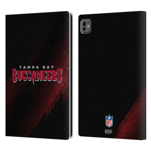 NFL Tampa Bay Buccaneers Logo Blur Leather Book Wallet Case Cover For Apple iPad Pro 11 M4 2024