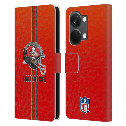 NFL Tampa Bay Buccaneers Logo Helmet Leather Book Wallet Case Cover For OnePlus Nord 3 5G
