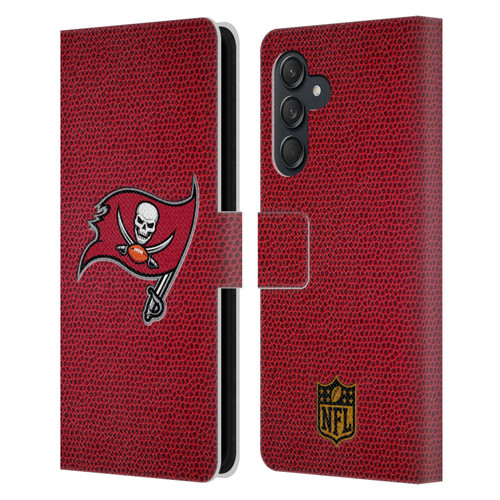 NFL Tampa Bay Buccaneers Logo Football Leather Book Wallet Case Cover For Samsung Galaxy M55 5G