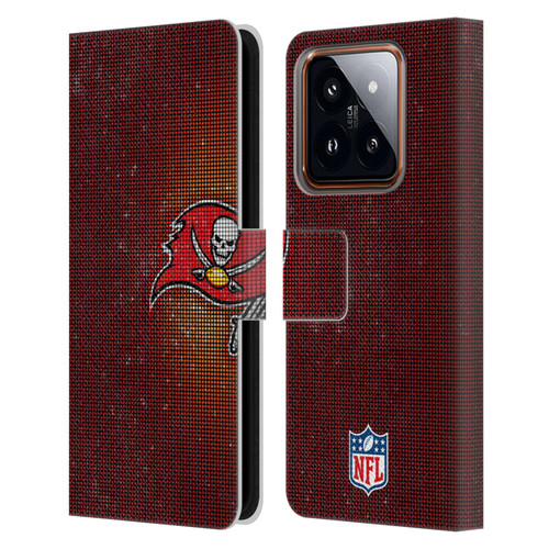 NFL Tampa Bay Buccaneers Artwork LED Leather Book Wallet Case Cover For Xiaomi 14