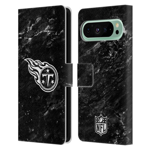 NFL Tennessee Titans Artwork Marble Leather Book Wallet Case Cover For Google Pixel 9 Pro XL