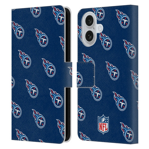 NFL Tennessee Titans Artwork Patterns Leather Book Wallet Case Cover For Apple iPhone 16