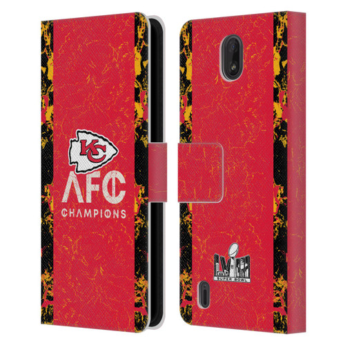 NFL 2024 Division Champions AFC Champ Chiefs Leather Book Wallet Case Cover For Nokia C01 Plus/C1 2nd Edition