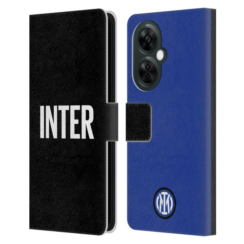 Fc Internazionale Milano Badge Inter Milano Logo Leather Book Wallet Case Cover For OnePlus Nord CE 3 Lite 5G