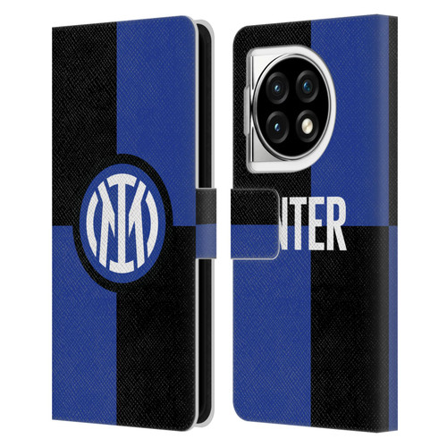 Fc Internazionale Milano Badge Flag Leather Book Wallet Case Cover For OPPO OnePlus Ace 3 5G