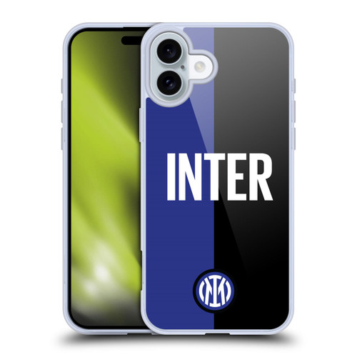 Fc Internazionale Milano Badge Inter Milano Logo Soft Gel Case for Apple iPhone 16 Plus & MagSafe
