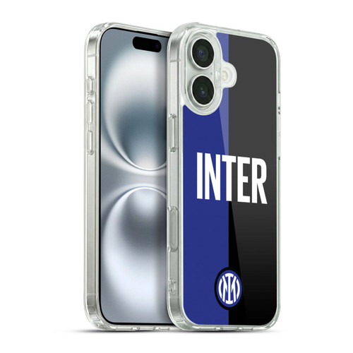 Fc Internazionale Milano Badge Inter Milano Logo Soft Gel Case for Apple iPhone 16 Plus & MagSafe