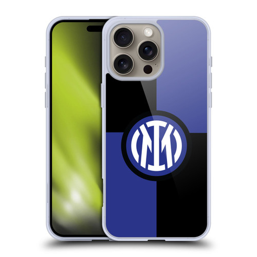 Fc Internazionale Milano Badge Flag Soft Gel Case for Apple iPhone 16 Pro Max & MagSafe
