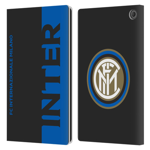 Fc Internazionale Milano Graphics Half Leather Book Wallet Case Cover For Amazon Fire Max 11 2023
