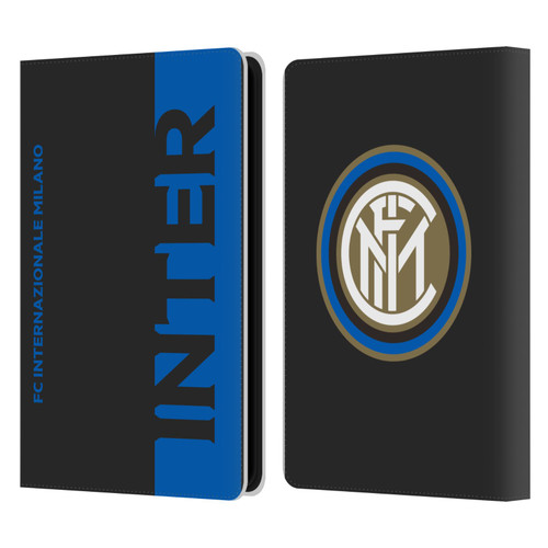 Fc Internazionale Milano Graphics Half Leather Book Wallet Case Cover For Amazon Kindle Paperwhite 5 (2021)