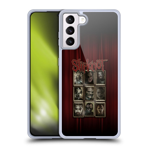 Slipknot Key Art Covered Faces Soft Gel Case for Samsung Galaxy S21+ 5G
