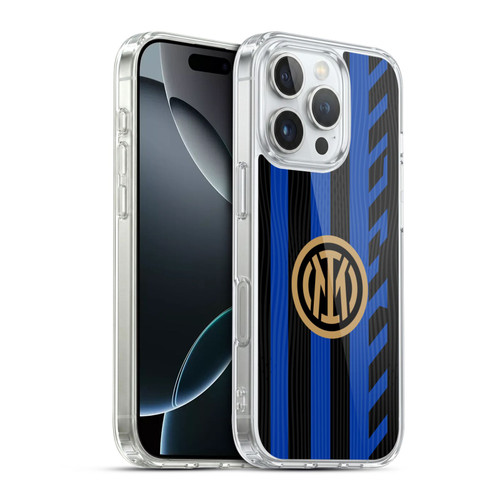 Fc Internazionale Milano 2024/25 Crest Kit Home Soft Gel Case for Apple iPhone 16 Pro & MagSafe