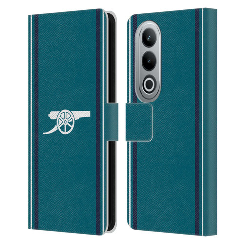 Arsenal FC 2023/24 Crest Kit Third Leather Book Wallet Case Cover For OPPO OnePlus Ace 3V 5G