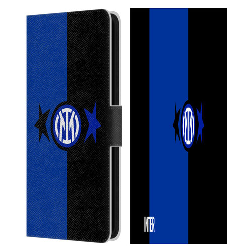 Fc Internazionale Milano IM 2Stars Black & Blue Leather Book Wallet Case Cover For Samsung Galaxy S23 FE 5G