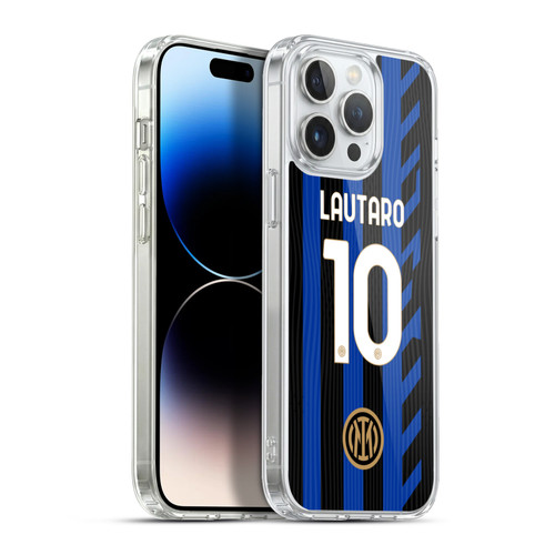 Fc Internazionale Milano 2024/25 Players Home Kit Lautaro Martínez Soft Gel Case for Apple iPhone 13 Pro Max & MagSafe