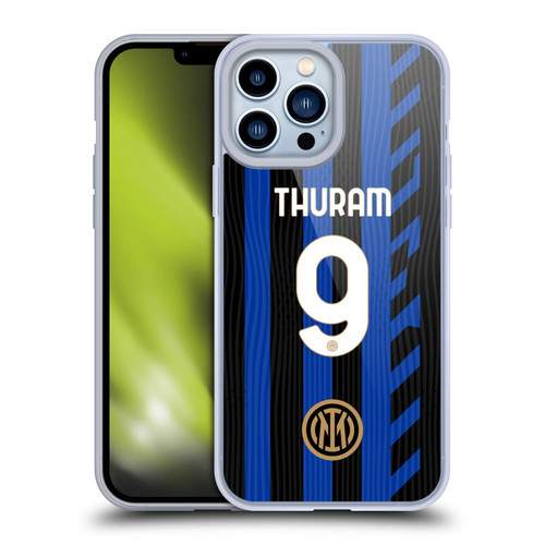 Fc Internazionale Milano 2024/25 Players Home Kit Marcus Thuram Soft Gel Case for Apple iPhone 13 Pro Max