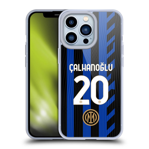 Fc Internazionale Milano 2024/25 Players Home Kit Hakan Çalhanoglu Soft Gel Case for Apple iPhone 13 Pro