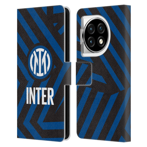 Fc Internazionale Milano Patterns Abstract 1 Leather Book Wallet Case Cover For OPPO OnePlus Ace 3 5G