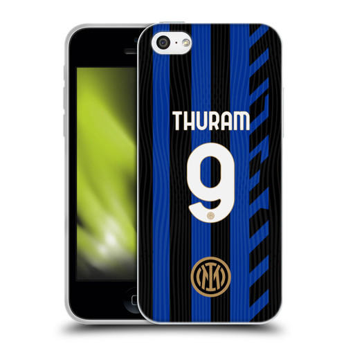 Fc Internazionale Milano 2024/25 Players Home Kit Marcus Thuram Soft Gel Case for Apple iPhone 5c