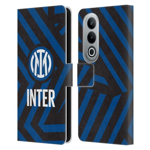Fc Internazionale Milano Patterns Abstract 1 Leather Book Wallet Case Cover For OPPO OnePlus Ace 3V 5G