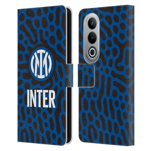Fc Internazionale Milano Patterns Abstract 2 Leather Book Wallet Case Cover For OPPO OnePlus Ace 3V 5G
