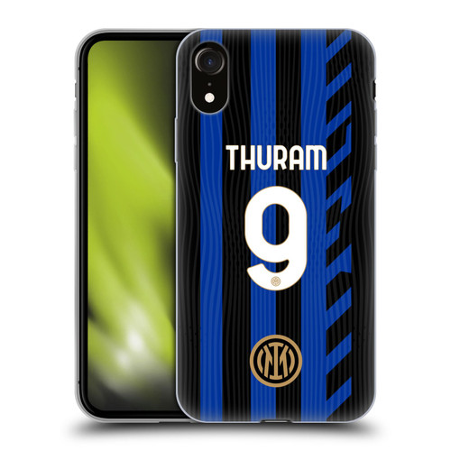 Fc Internazionale Milano 2024/25 Players Home Kit Marcus Thuram Soft Gel Case for Apple iPhone XR Fc Internazionale Milano 2024/25 Players Home Kit Marcus Thuram Soft Gel Case for Apple iPhone XR