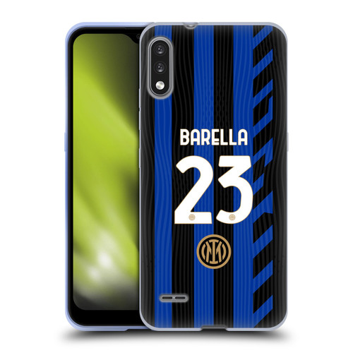 Fc Internazionale Milano 2024/25 Players Home Kit Nicolò Barella Soft Gel Case for LG K22