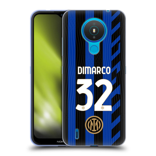 Fc Internazionale Milano 2024/25 Players Home Kit Federico Dimarco Soft Gel Case for Nokia 1.4