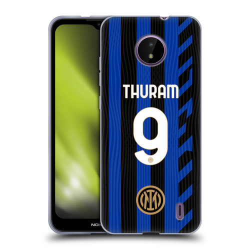 Fc Internazionale Milano 2024/25 Players Home Kit Marcus Thuram Soft Gel Case for Nokia C10 / C20