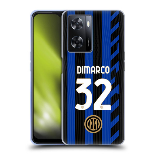Fc Internazionale Milano 2024/25 Players Home Kit Federico Dimarco Soft Gel Case for OPPO A57s