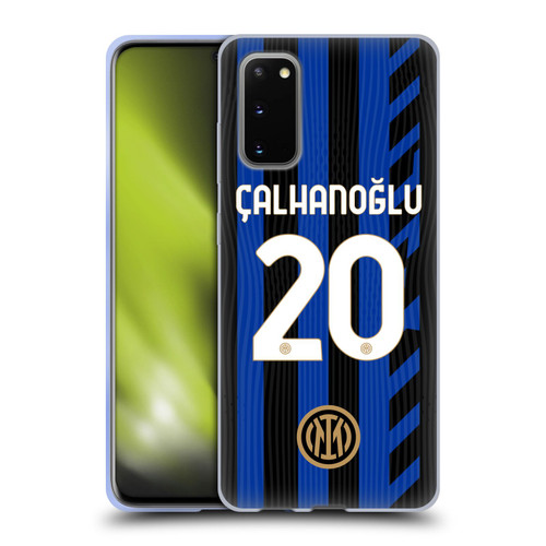 Fc Internazionale Milano 2024/25 Players Home Kit Hakan Çalhanoglu Soft Gel Case for Samsung Galaxy S20 / S20 5G