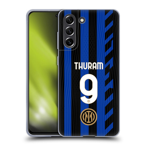 Fc Internazionale Milano 2024/25 Players Home Kit Marcus Thuram Soft Gel Case for Samsung Galaxy S21 FE 5G