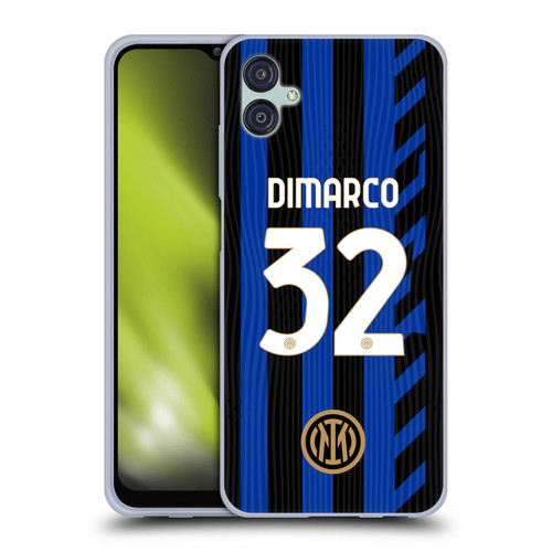 Fc Internazionale Milano 2024/25 Players Home Kit Federico Dimarco Soft Gel Case for Samsung Galaxy M04 5G / A04e