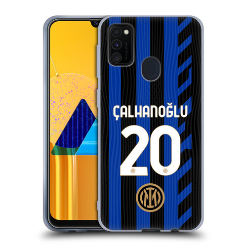 Fc Internazionale Milano 2024/25 Players Home Kit Hakan Çalhanoglu Soft Gel Case for Samsung Galaxy M30s (2019)/M21 (2020)