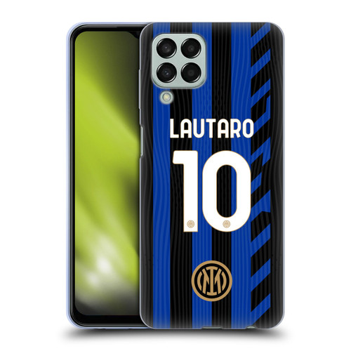 Fc Internazionale Milano 2024/25 Players Home Kit Lautaro Martínez Soft Gel Case for Samsung Galaxy M33 (2022)