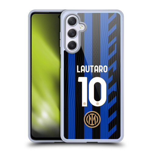 Fc Internazionale Milano 2024/25 Players Home Kit Lautaro Martínez Soft Gel Case for Samsung Galaxy M54 5G
