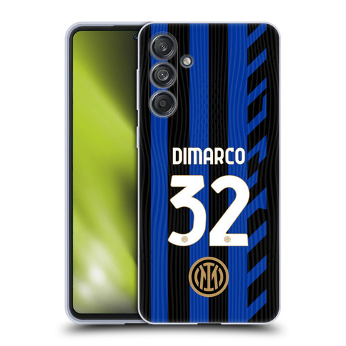 Fc Internazionale Milano 2024/25 Players Home Kit Federico Dimarco Soft Gel Case for Samsung Galaxy M55 5G