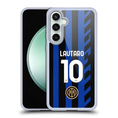 Fc Internazionale Milano 2024/25 Players Home Kit Lautaro Martínez Soft Gel Case for Samsung Galaxy S23 FE 5G