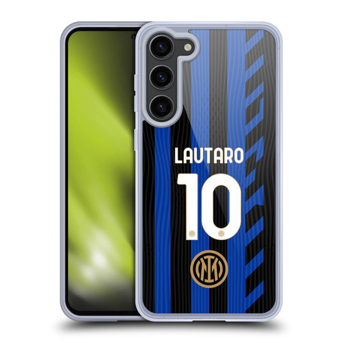 Fc Internazionale Milano 2024/25 Players Home Kit Lautaro Martínez Soft Gel Case for Samsung Galaxy S23+ 5G