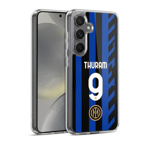 Fc Internazionale Milano 2024/25 Players Home Kit Marcus Thuram Soft Gel Case for Samsung Galaxy S24 5G & MagSafe