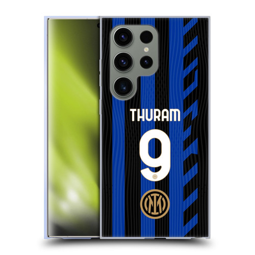 Fc Internazionale Milano 2024/25 Players Home Kit Marcus Thuram Soft Gel Case for Samsung Galaxy S24 Ultra 5G